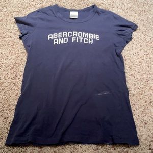 Navy blue Abercrombie and Fitch vintage t-shirt